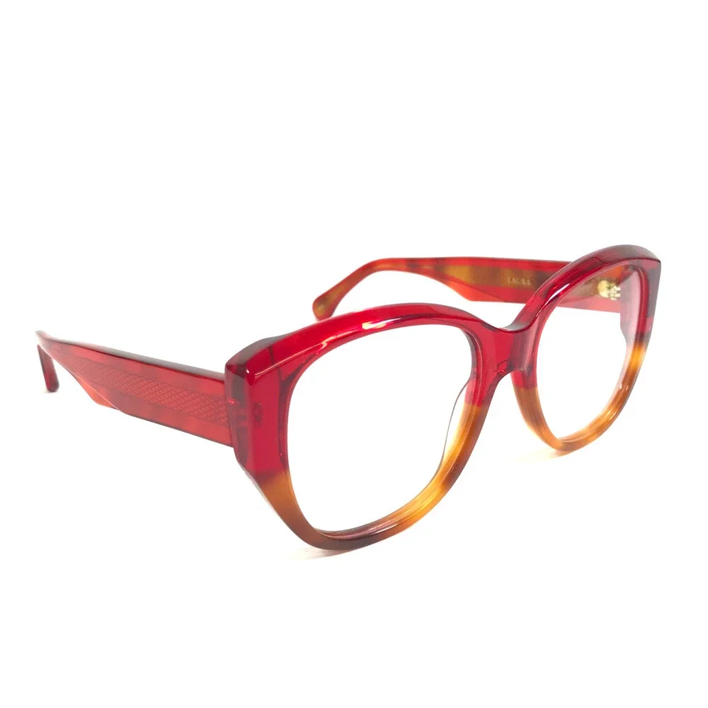 Alfred Kerbs Eyeglasses Frames LAURA RD Red Havana Brown Tortoise 53-18-143